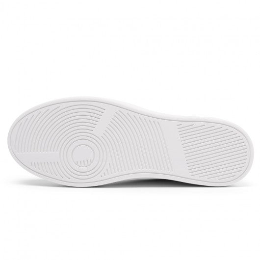 9-LIONS elevator sneakers - high increase shoes - casual men's white sneakers 7 CM / 2.76 Inches