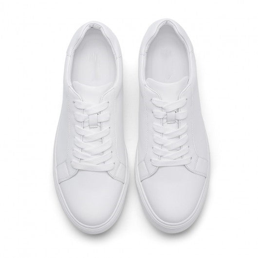 9-LIONS elevator sneakers - high increase shoes - casual men's white sneakers 7 CM / 2.76 Inches