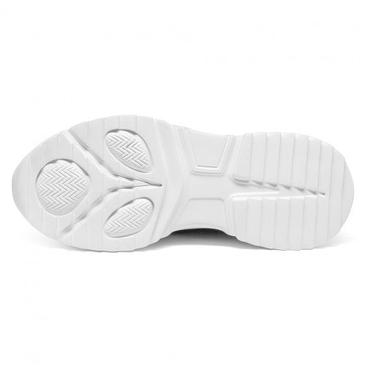 9-LIONS height increasing shoes for men - shoe lifts to increase height - men's suede high top sneakers 10 CM / 3.94 Inches
