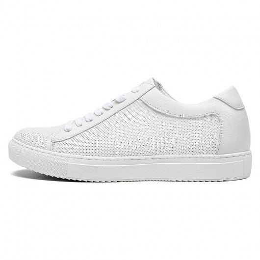 9-LIONS height increasing sneakers - white sneakers that make you taller - breathable casual men's sneakers 7cm / 2.76 Inches