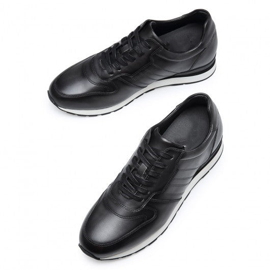 9-LIONS elevator shoes for men business shoes to make you taller casual leather shoes 8CM / 3.15 inches taller