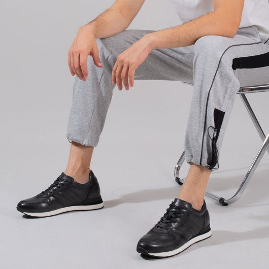 9-LIONS elevator shoes for men business shoes to make you taller casual leather shoes 8CM / 3.15 inches taller