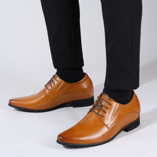 9-LIONS Height shoes for men shoes to get taller men's hidden heel shoes 8 CM / 3.15 Inches