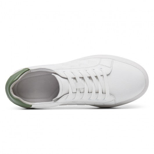 9-LIONS Height Increasing Sneakers - Shoes To Increase Height Men - White Casual Sneakers 7cm / 2.76 Inches