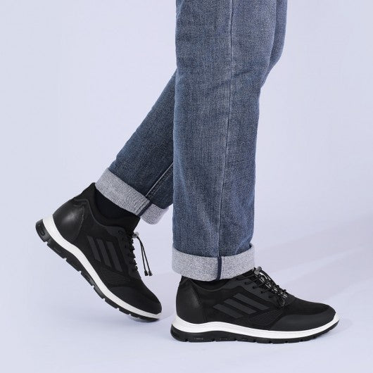 9-LIONS Elevator Sneakers Height Increasing Sports Shoes Casual Men Taller Shoes 6 CM / 2.36 Inches