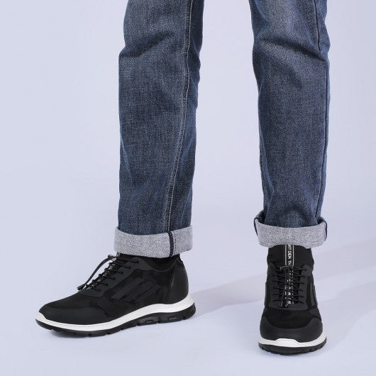 9-LIONS Elevator Sneakers Height Increasing Sports Shoes Casual Men Taller Shoes 6 CM / 2.36 Inches