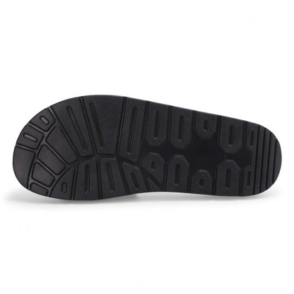 9-LIONS men's platform slippers height increasing slippers black non slip indoor outdoor sandals 4CM / 1.57 Inches taller