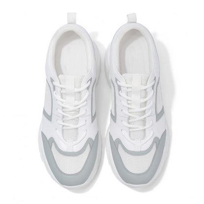 9-LIONS custom elevator sneakers - men's casual white sneakers to increase height 8 CM / 3.15 inches