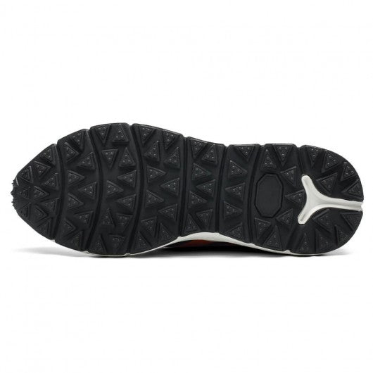 9-LIONS Elevator Shoes For Men - Causal High Heeled Sneakers White Breathable Knit 3.15 Inches / 8 CM