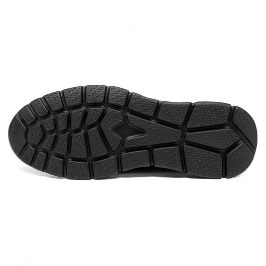 9-LIONS Height Increasing Sneakers Shoes for Men - Men Taller Shoes - Black Elevator Sneakers 8CM / 3.15 Inches