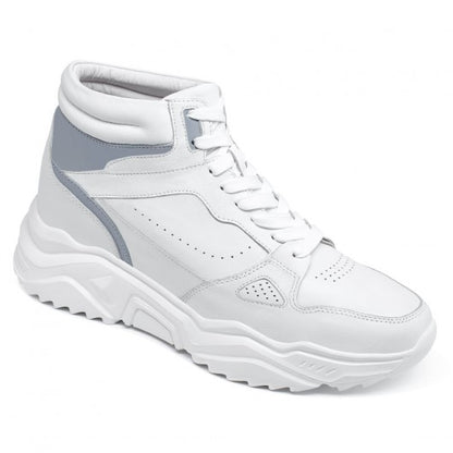 9-LIONS height increasing sneakers - mens sneakers that make you taller - high top men's white sneakers 10 CM / 3.94 Inches