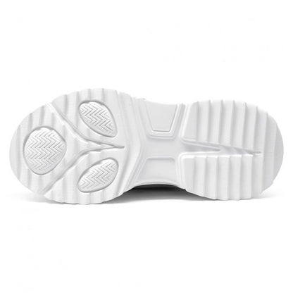 9-LIONS height increasing sneakers - mens sneakers that make you taller - high top men's white sneakers 10 CM / 3.94 Inches