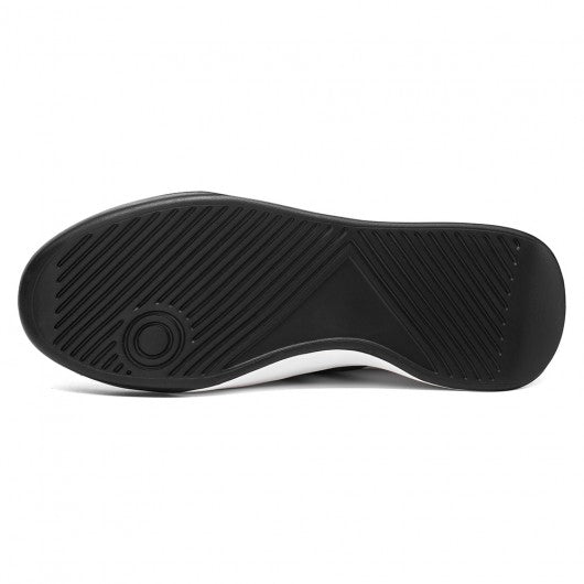 9-LIONS Elevator Sneakers - Height Enhancing Shoes - Casual Men's White Sneakers 7CM / 2.76 Inches