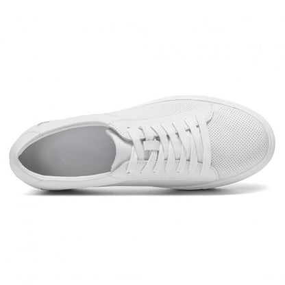 9-LIONS height increasing sneakers - white sneakers that make you taller - breathable casual men's sneakers 7cm / 2.76 Inches