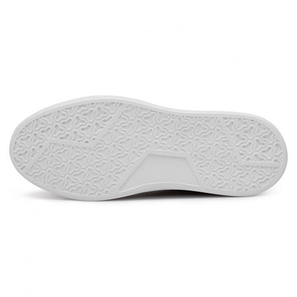 9-LIONS elevator sneakers - high increase shoes - casual men's white sneakers 7 CM / 2.76 Inches