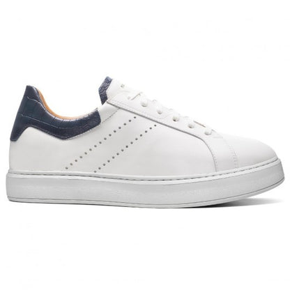9-LIONS custom men's elevator shoes - tall men shoes- casual white sneakers 7CM / 2.76 Inches