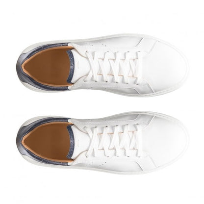 9-LIONS custom men's elevator shoes - tall men shoes- casual white sneakers 7CM / 2.76 Inches